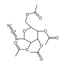 2,3,4,6-四-O-乙酰基-α-D-叠氮化吡喃甘露糖结构式