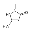 5-amino-2-methyl-1H-pyrazol-3-one Structure