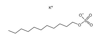 Potassium undecyl-2-sulphate Structure
