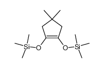 4,4-Dimethyl-1,2-bis(trimethylsiloxy)cyclopent-1-en Structure