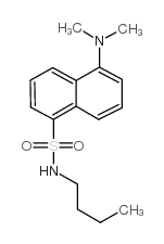 5-二甲基氨基-1-萘磺酰基-n-丁胺结构式