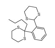 2-Butyl-2-[2-(1,3-dithian-2-yl)phenyl]-1,3-dithiane Structure