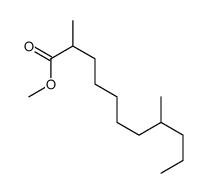 2,8-Dimethylundecanoic acid methyl ester Structure