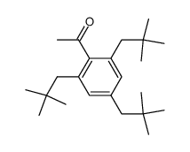 2-Acetyl-1,3,5-trineopentylbenzol Structure