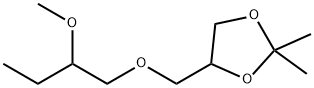 4-[[(2-Methoxybutyl)oxy]methyl]-2,2-dimethyl-1,3-dioxolane Structure