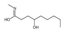 4-hydroxy-N-methylnonanamide Structure