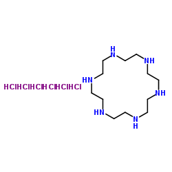 1,4,7,10,13,16-六氮杂环十八烷六盐酸盐结构式