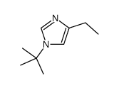 (9ci)-1-(1,1-二甲基乙基)-4-乙基-1H-咪唑结构式