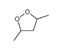 3,5-dimethyl-1,2-dioxacyclopentane Structure