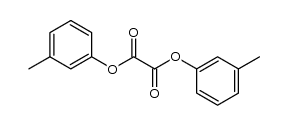 oxalic acid di-m-tolyl ester Structure
