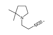 (9CI)-1-(2-异氰基乙基)-2,2-二甲基-吡咯烷结构式