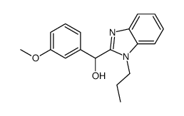 (3-methoxyphenyl)-(1-propylbenzimidazol-2-yl)methanol Structure