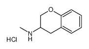 N-methyl-3,4-dihydro-2H-chromen-3-amine,hydrochloride Structure