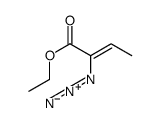 ethyl 2-azidobut-2-enoate Structure