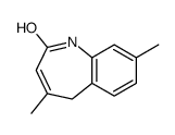 4,8-dimethyl-1,5-dihydro-1-benzazepin-2-one结构式