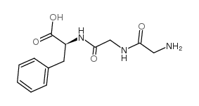 甘氨酰甘氨酰-L-苯丙氨酸结构式