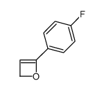 2H-Oxete,4-(4-fluorophenyl)-(9CI) Structure