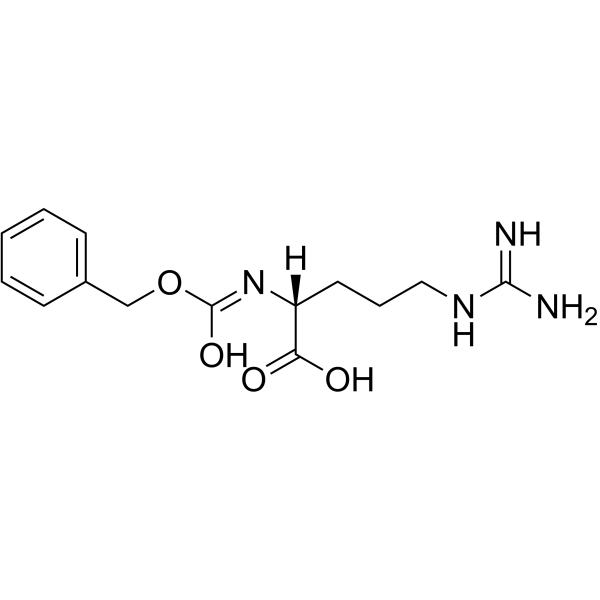 N-α-羰基苯氧基-D-精氨酸结构式