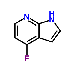 4-氟-1H-吡咯并[2,3-B]吡啶结构式