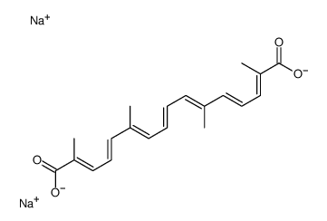 Trans sodium crocetinate结构式