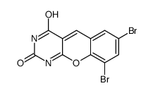7,9-dibromochromeno[2,3-d]pyrimidine-2,4-dione Structure