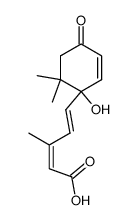 (±)-7′-nor-abscisic acid Structure