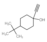 Cyclohexanol,4-(1,1-dimethylethyl)-1-ethynyl-, cis-结构式