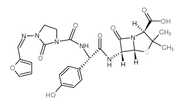 呋洛西林结构式