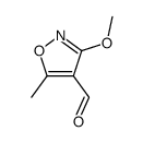 4-Isoxazolecarboxaldehyde, 3-methoxy-5-methyl- (9CI) Structure