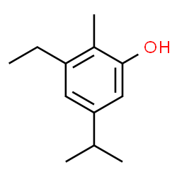ethyl-5-isopropyl-o-cresol structure