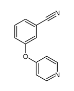 3-(pyridin-4-yloxy)benzonitrile Structure