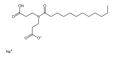 sodium N-(2-carboxyethyl)-N-(1-oxododecyl)-beta-alaninate picture