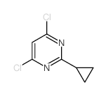 4,6-二氯-2-环丙基嘧啶结构式