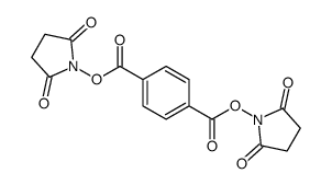 2,5-Pyrrolidinedione, 1,1'-[1,4-phenylenebis(carbonyloxy)]bis- Structure