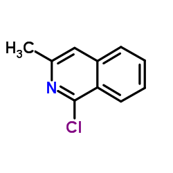 1-氯-3-甲基异喹啉结构式