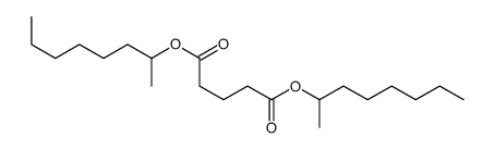dioctan-2-yl pentanedioate Structure