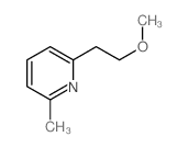 Pyridine,2-(2-methoxyethyl)-6-methyl- Structure