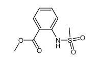 2-Methanesulfonylamino-benzoic acid methyl ester Structure