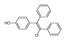 cis-1-Chloro-2-(4-hydroxyphenyl)-1,2-diphenylethylene结构式