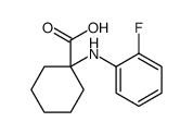 1-(2-氟-苯基氨基)-环己烷羧酸结构式