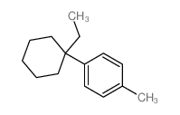 1-(1-ethylcyclohexyl)-4-methyl-benzene结构式