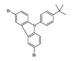 3,6-二溴-9-(4-叔丁基苯基)-9H-咔唑图片