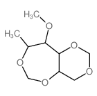 Mannitol,6-deoxy-4-O-methyl-1,3:2,5-di-O-methylene-, DL- (8CI) Structure