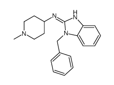 1-benzyl-N-(1-methylpiperidin-4-yl)benzimidazol-2-amine Structure