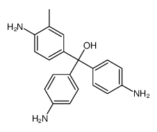 (4-氨基-3-甲苯基)-双(4-氨苯基)甲醇结构式