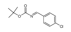 N-BOC-4-氯亚苄基胺结构式