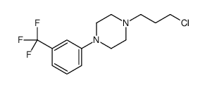 1-(3-chloropropyl)-4-[3-(trifluoromethyl)phenyl]piperazine Structure