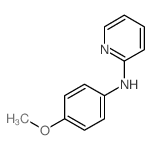N-(4-methoxyphenyl)pyridin-2-amine结构式
