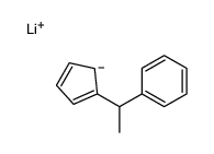 lithium,1-cyclopenta-2,4-dien-1-ylethylbenzene结构式