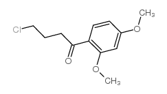 4-氯-1-(2,4-二甲氧基苯基)丁烷-1-酮结构式